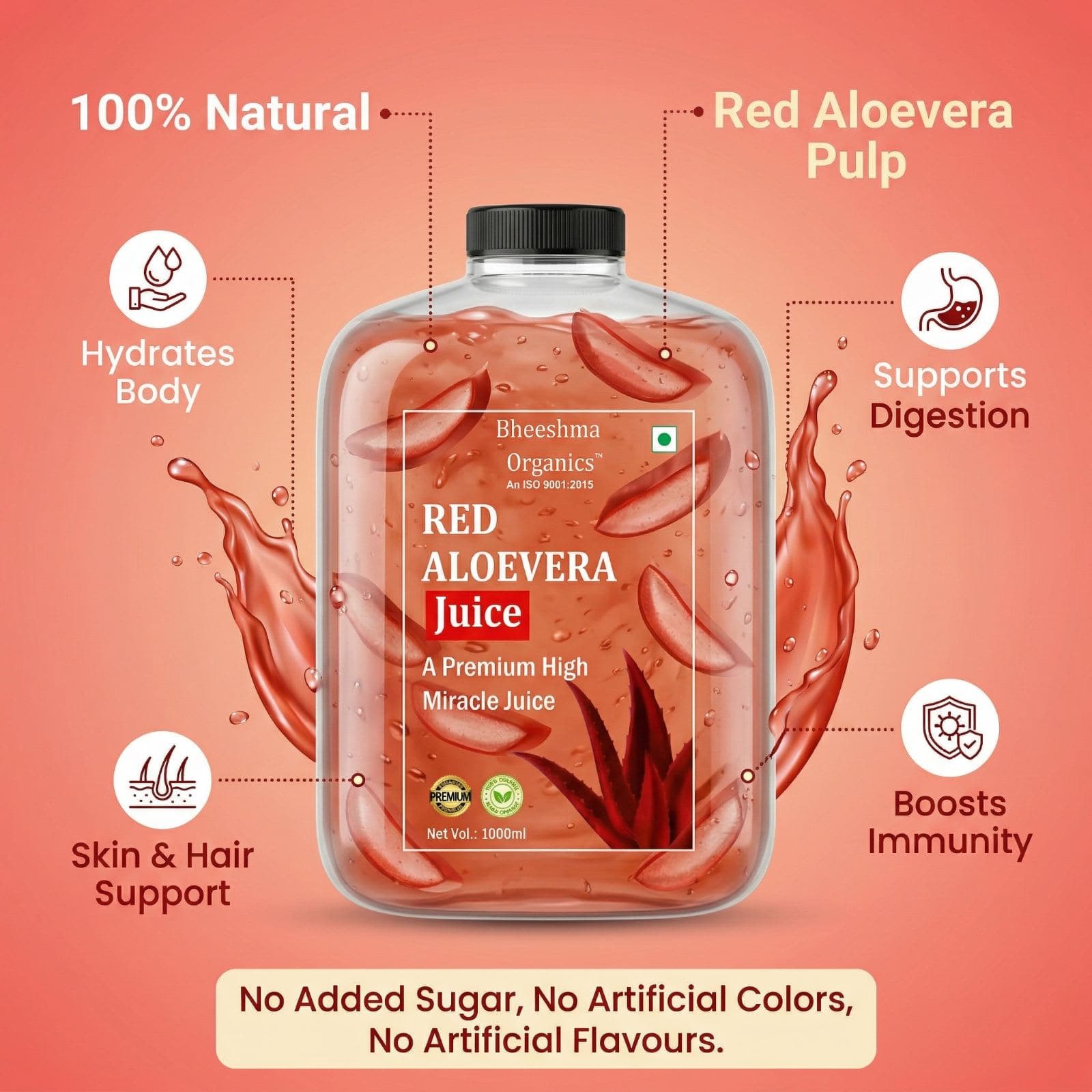 Red Aloe Vera Juice