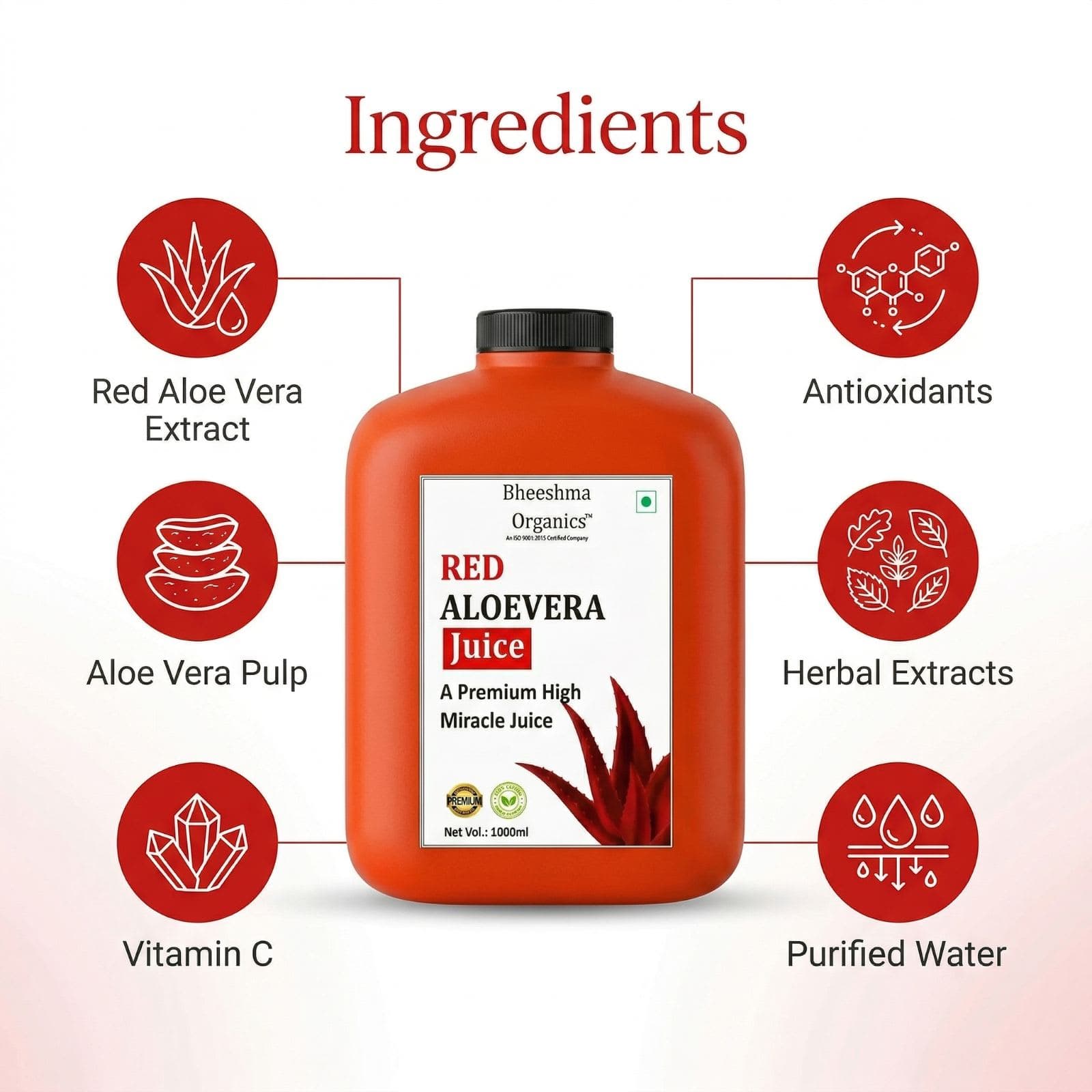 Red Aloe Vera Juice